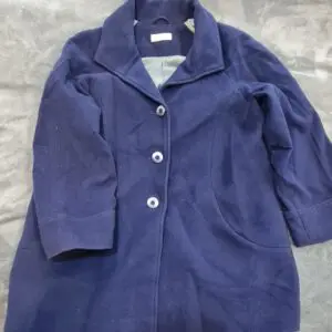 David Nieper Wool Blend Coat UK 16 Navy - Very Good Condition