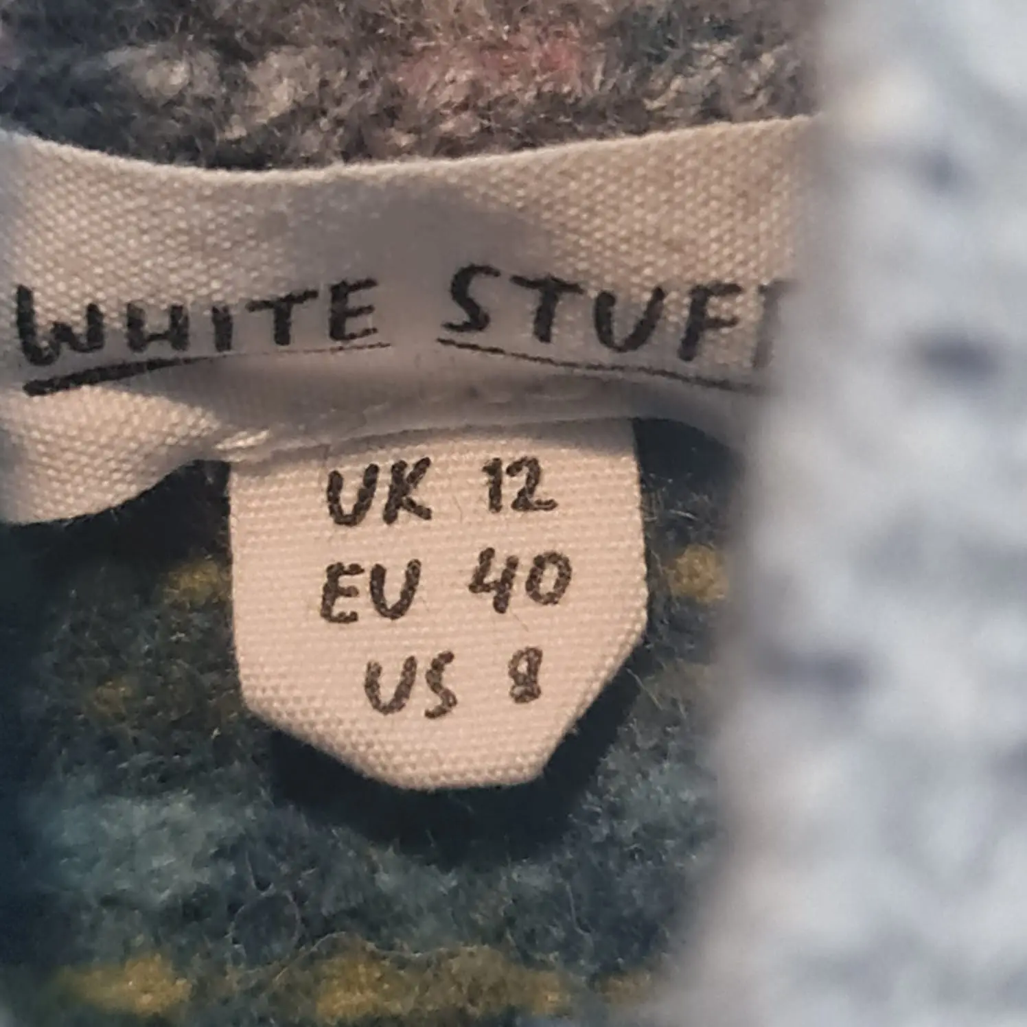 White Stuff Lambswool Fair Isle Jumper - UK 12 - Grey Multicolour - Image 2