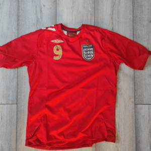 Umbro England Rooney #9 Boys Football Shirt Red 12 Years / 152 cm