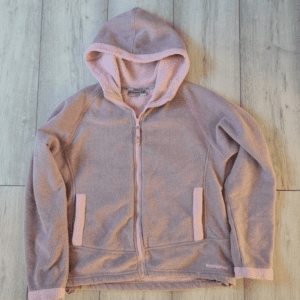Mountain Pass Womens Borg Fleece Hooded Jacket Pink S UK 8-10