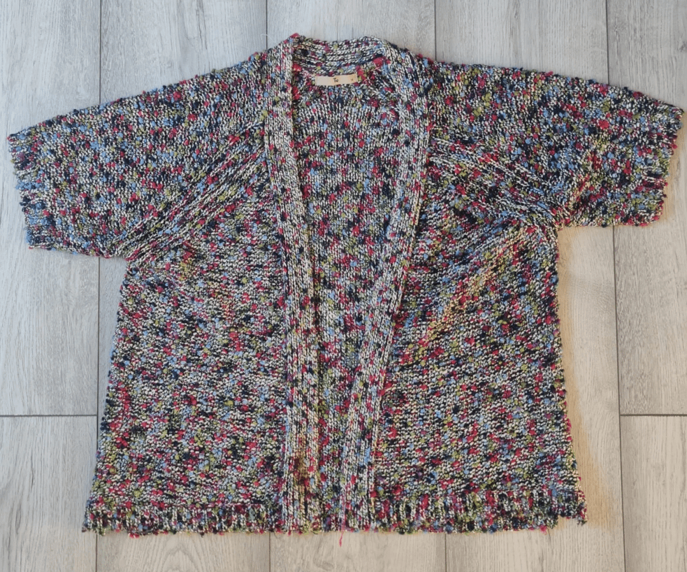 TU Womens Colourful Knitted Cardigan Jumper M / UK 12-14