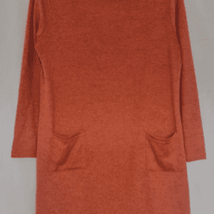 Alice Collins Coral Knit Jumper Dress Cowl Neck UK /12- 14