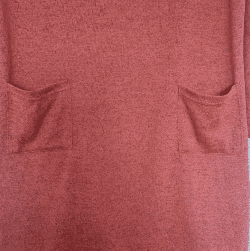 Alice Collins Coral Knit Jumper Dress Cowl Neck UK /12- 14 - Image 3