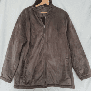 Pegasus Mens Fleece Jacket Brown L Full Zip