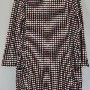 Womens Italian Tunic Dress Multicolour XL / UK 20-22