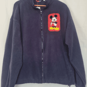 Navy & Red Womens Mickey Mouse Fleece Jacket Navy XL / UK 20-22
