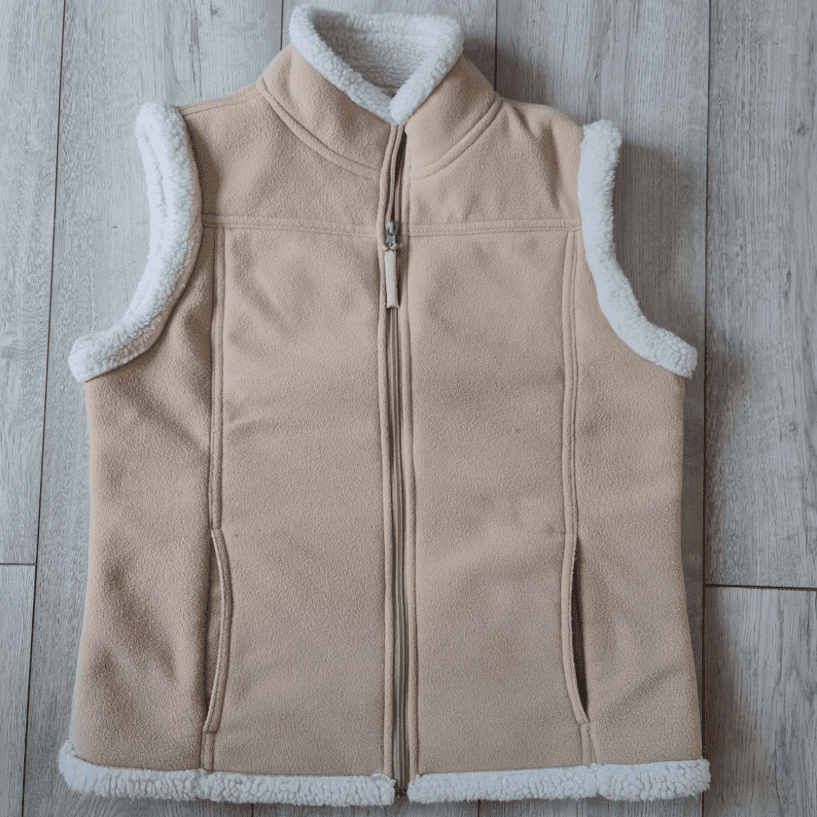 TIGI Womens Fleece Gilet Beige S / UK 8-10