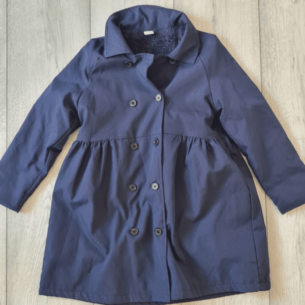Shein Girls Padded Coat Navy 6 Years / 116 cm