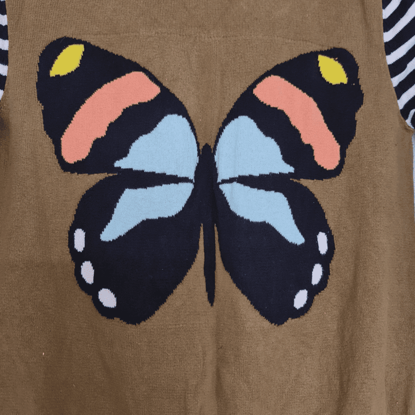 Valley Of The Dolls Butterfly Knit Jumper Womens S / UK 8-10 - Image 3