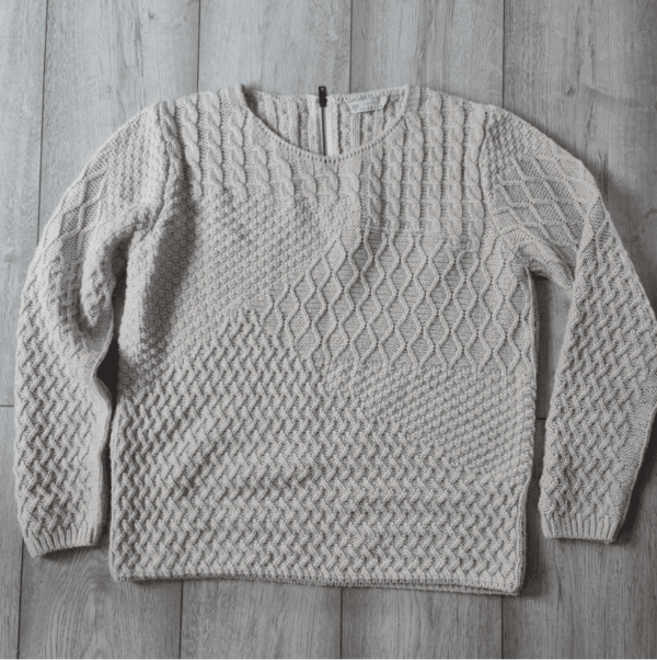 Love Knitwear Cable Knit Jumper Womens M / UK 12-14 Cream