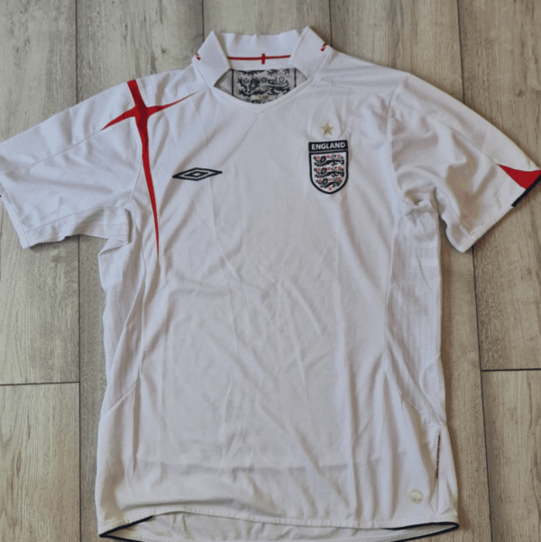 Umbro England Home Football Shirt Jersey White M