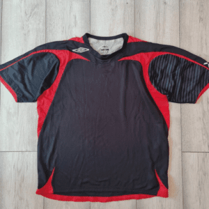 Umbro X Static Football Jersey Black Red L