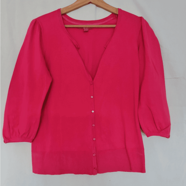 Monsoon Womens Cardigan Pink M / UK 12-14