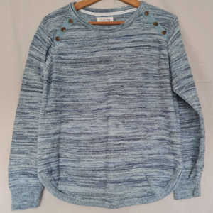 Autonomy Womens Knit Jumper Blue Grey M / UK 12-14