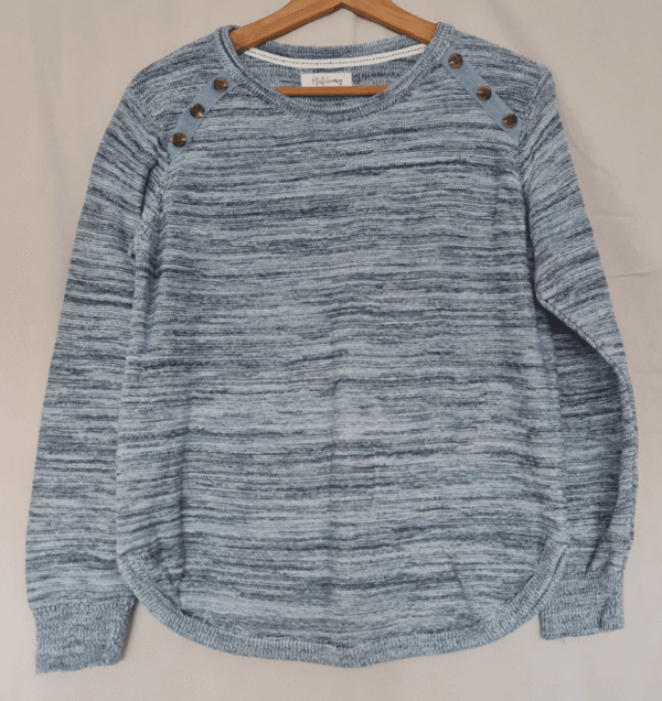 Autonomy Womens Knit Jumper Blue Grey M / UK 12-14