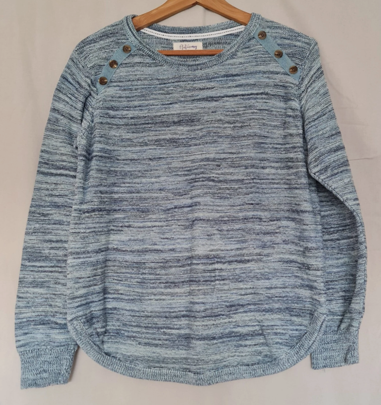 Autonomy Womens Knit Jumper Blue Grey M / UK 12-14