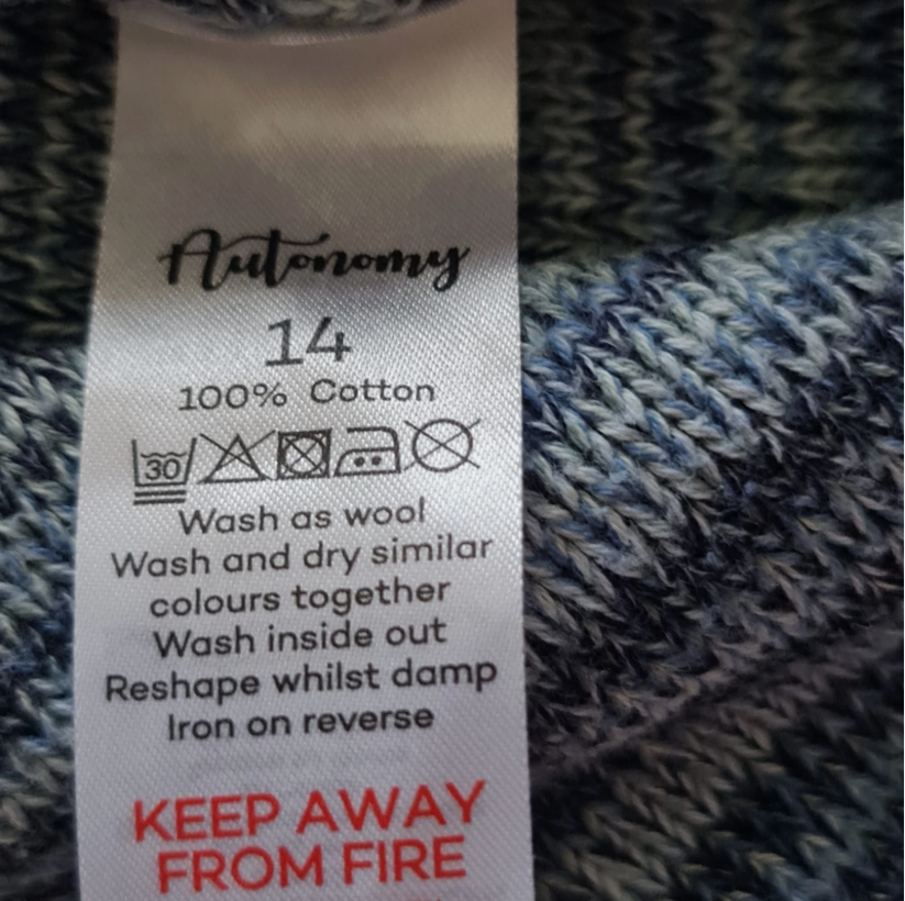 Autonomy Womens Knit Jumper Blue Grey M / UK 12-14 - Image 3