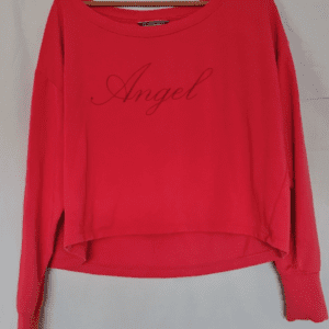 Victoria's Secret Angel Cropped Sweatshirt Red L / UK 16-18