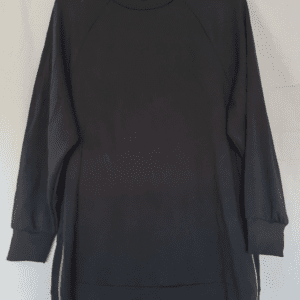 F&F Womens Longline Sweatshirt Black M / UK 12-14
