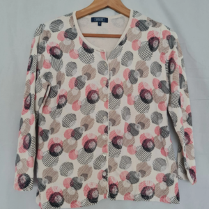 Maine Womens Patterned Button Cardigan M / UK 12-14