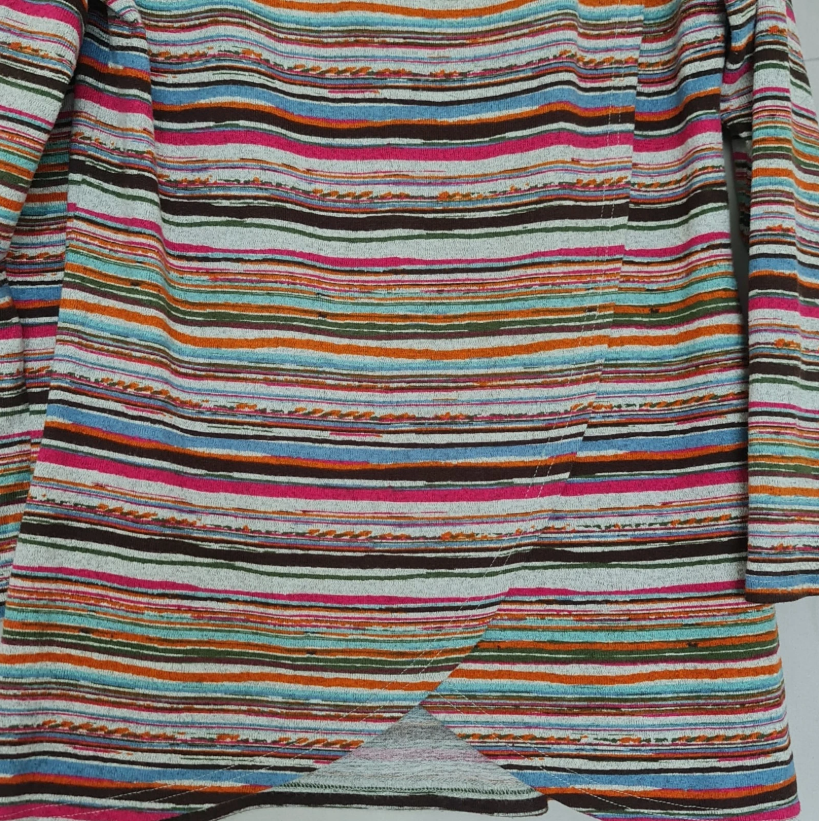 Cerulean Womens Striped Tunic Top Multi M / UK 12-14 - Image 2