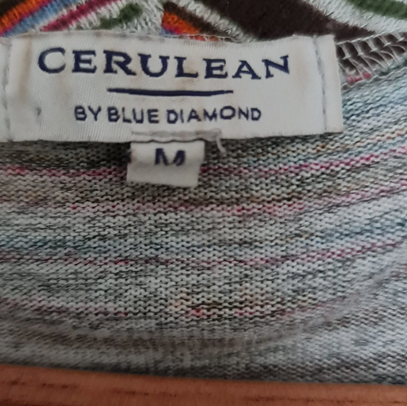 Cerulean Womens Striped Tunic Top Multi M / UK 12-14 - Image 3
