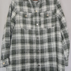 F&F Womens Check Shacket Overshirt Jacket Multi M / UK 12-14