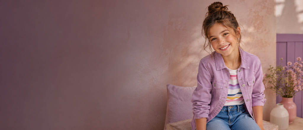 Girls' second-hand clothing category banner