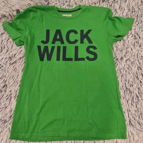 Jack Wills Men’s Green Logo Graphic T-Shirt Size M