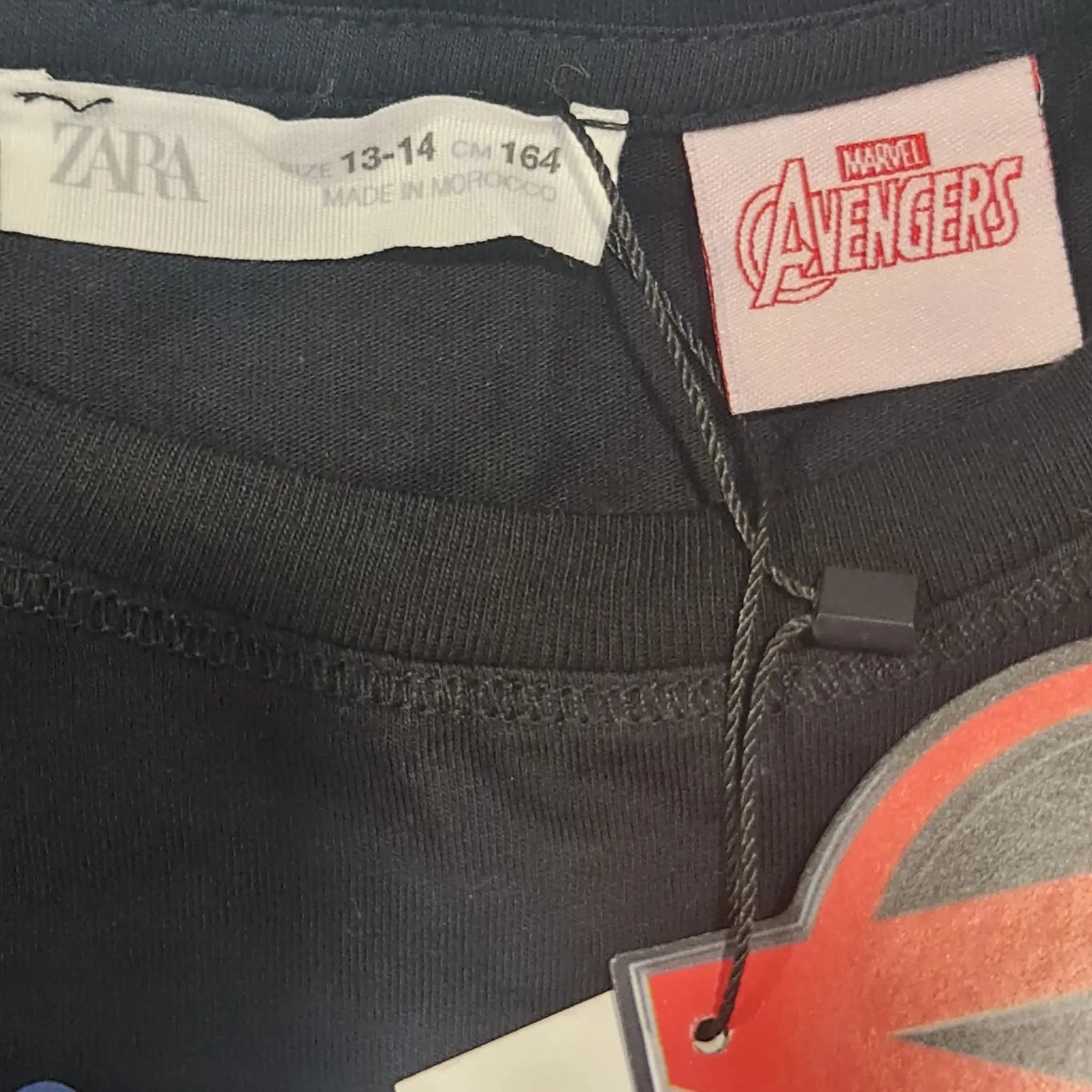 Zara Boys Marvel Black Panther Long Sleeve T-Shirt 13-14 Years - Image 3