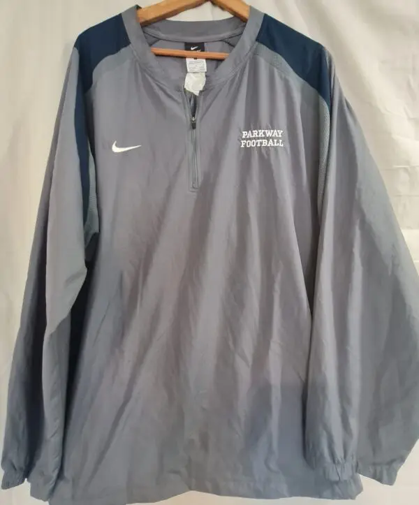 Nike Storm-FIT Mens Football Training Pullover Jacket Grey Navy L