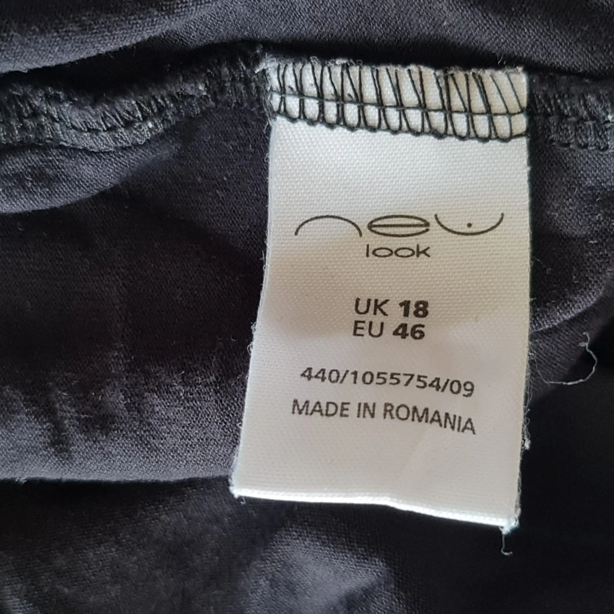 New Look Women's Layered Tunic Top Black White UK 18 - Image 2