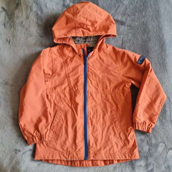 Next Boys Orange Hooded Lightweight Jacket 4-5 Years 110 cm