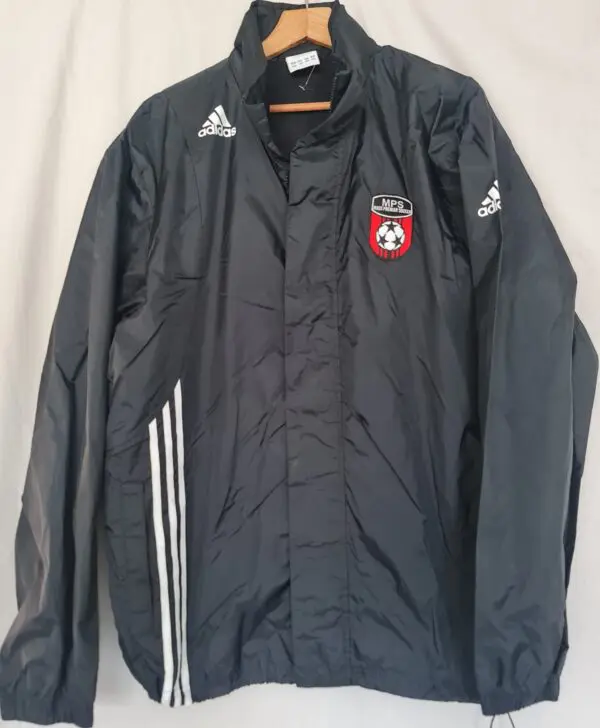 adidas Men’s Black MPS Football Rain Jacket Size L