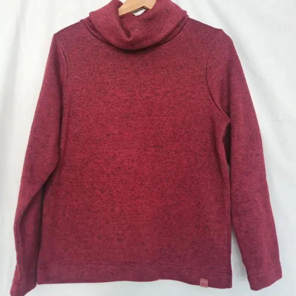 Regatta Women’s Burgundy Cowl Neck Knit Jumper UK 10