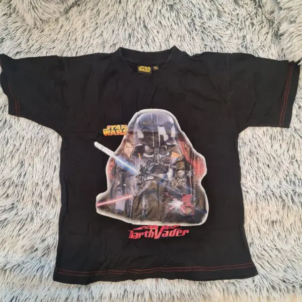Star Wars Boys Darth Vader Graphic T-Shirt Black 6-7 Years