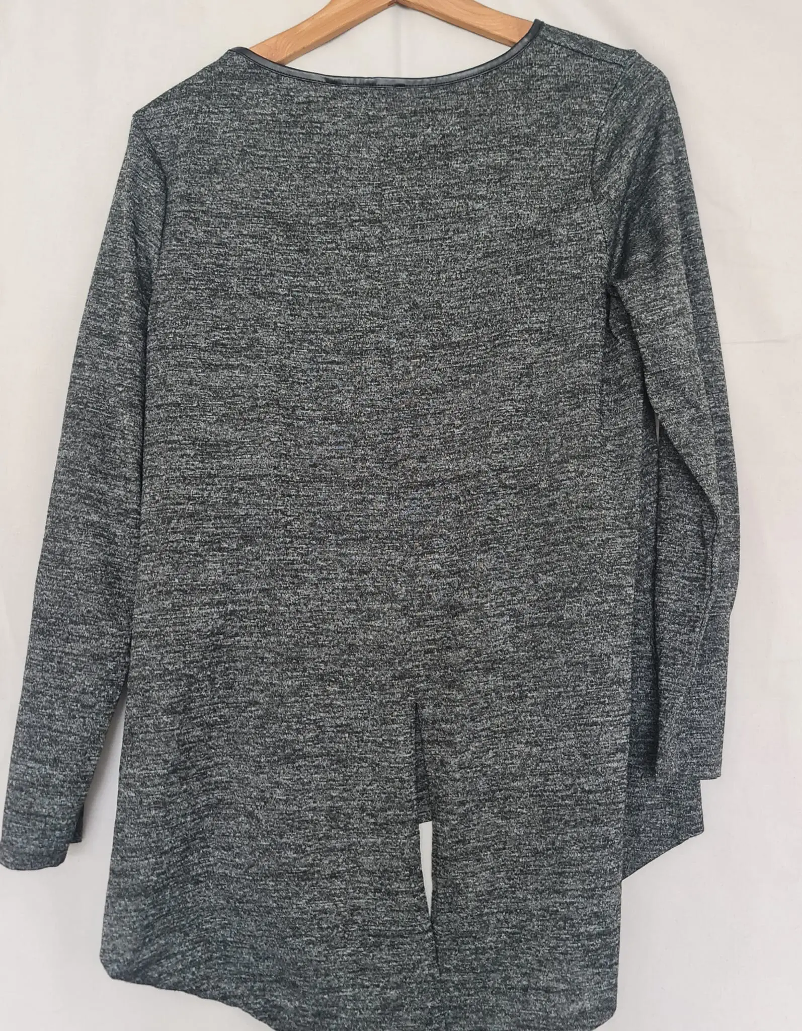 Primark Women's Grey Asymmetric Longline Tunic Top L UK 14-16 - Image 2