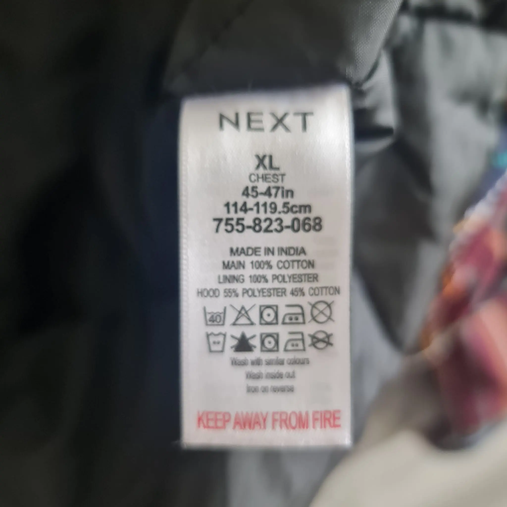 Next Men's Burgundy Tartan Hooded Shirt Jacket XL 45-47in - Image 4
