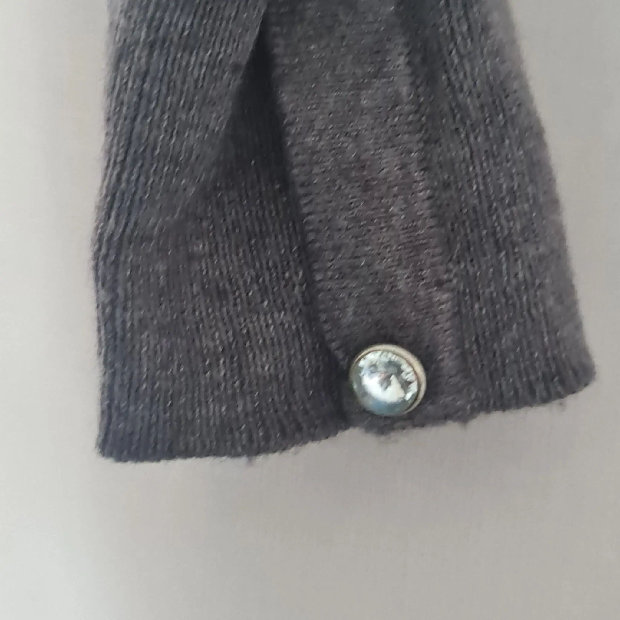 Next Womens Grey V Neck Button Cardigan UK 18 - Image 4