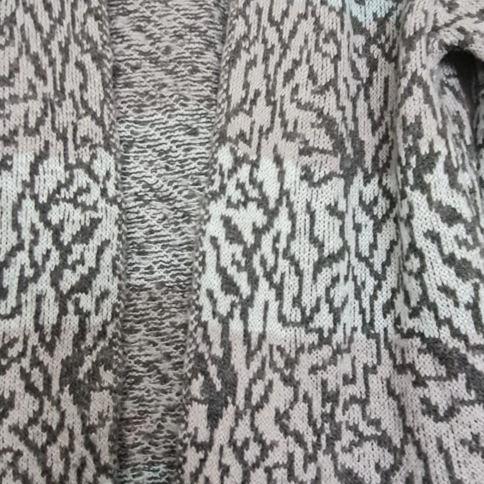 Betty Barclay Grey & Turquoise Abstract Cardigan S / 8-10 - Image 3