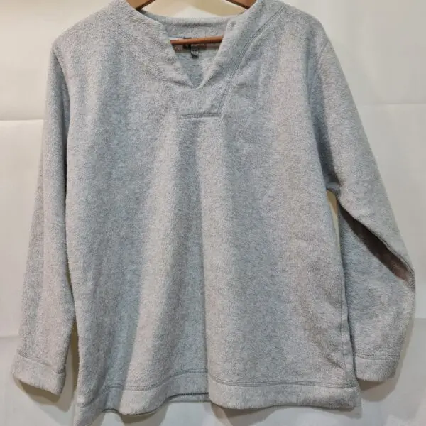 Active Women's Grey Quarter-Zip Jumper M / UK 12-14