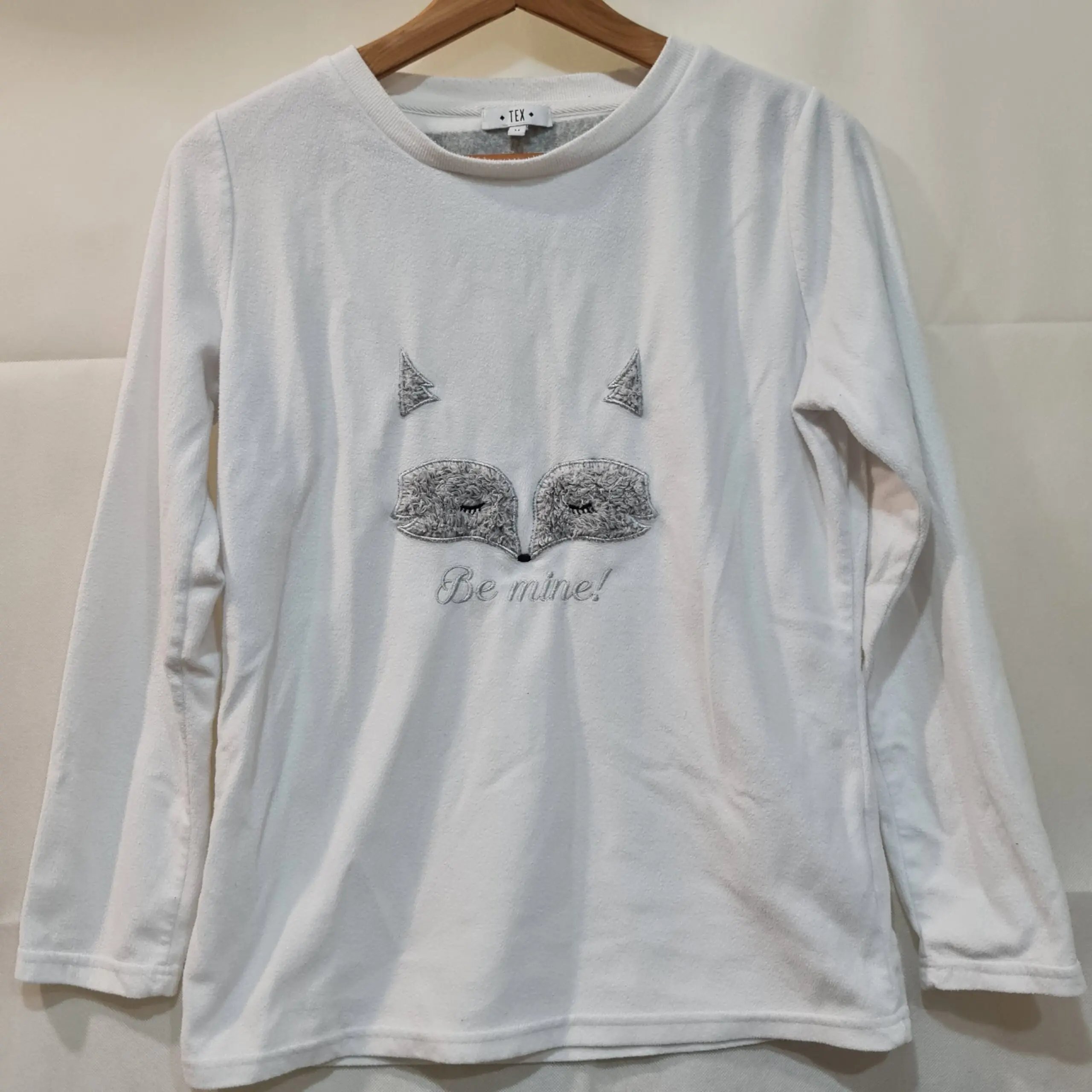 TEX Women's White Jumper M / UK 12-14