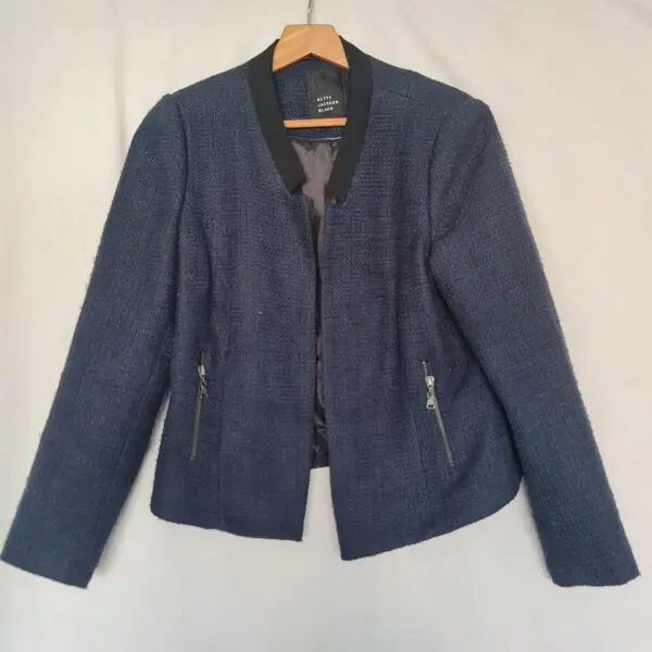 Debenhams Women's Navy Colourblock Blazer L / UK 16-18