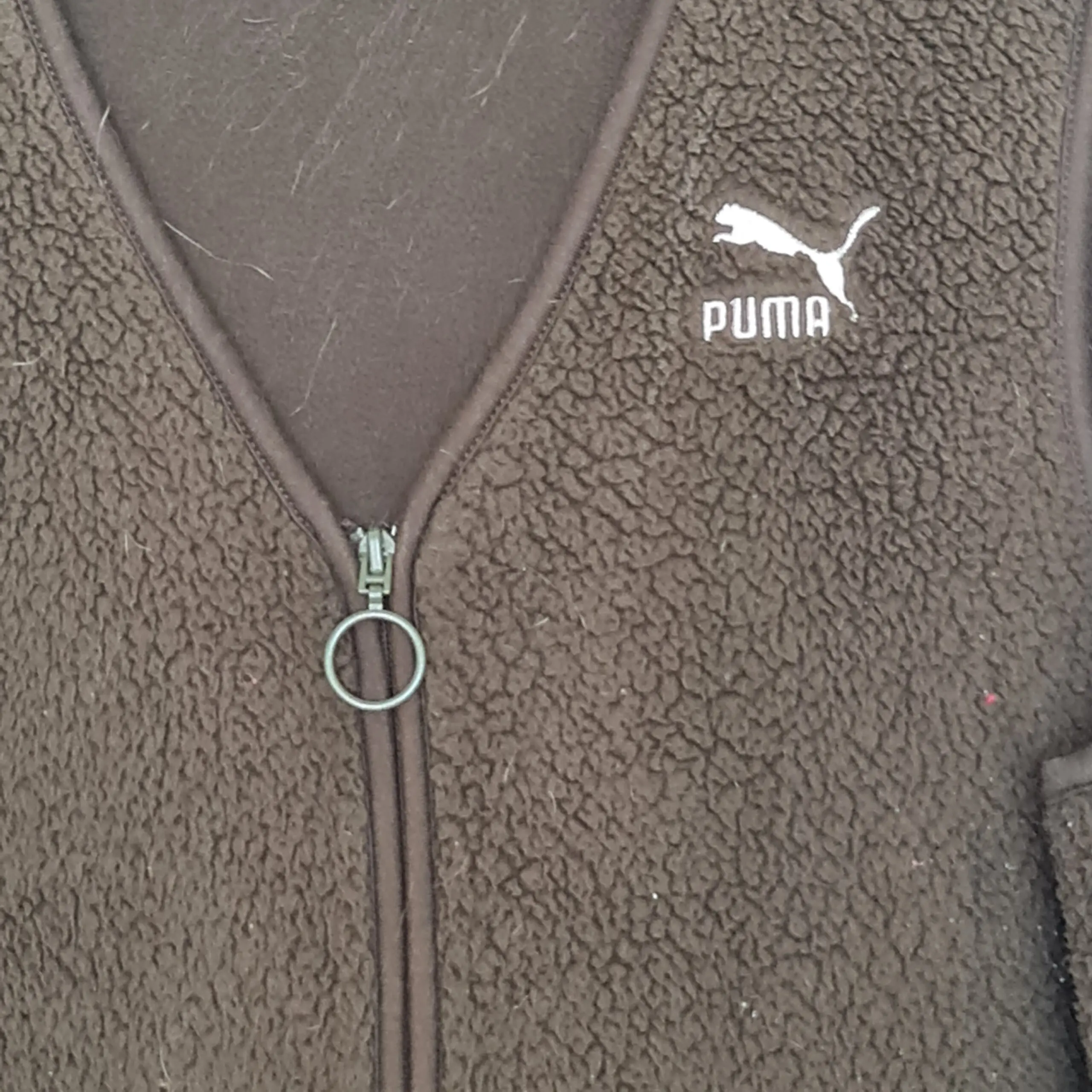 Puma Khaki Logo Gilet XS / UK 4-6 - Image 2