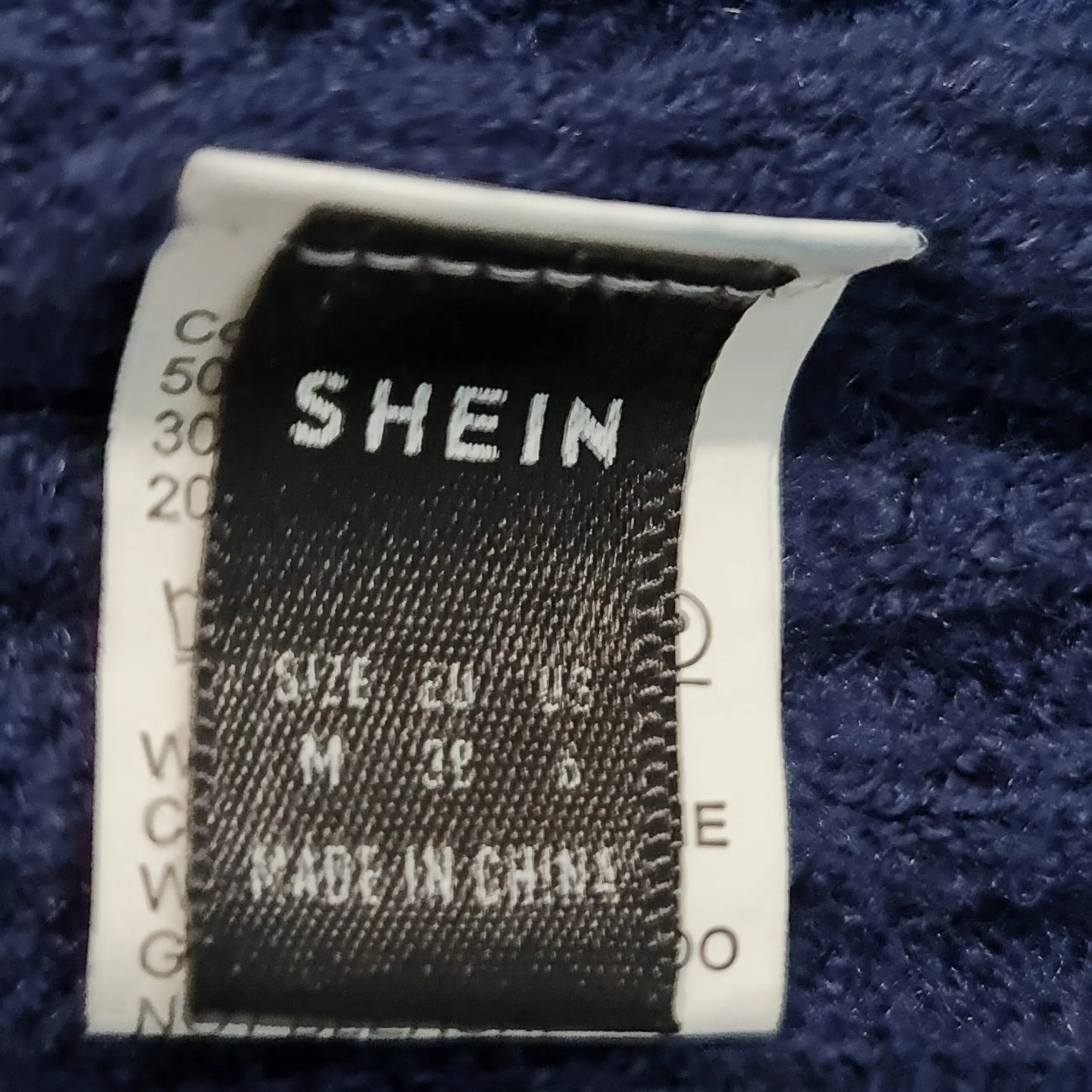 Shein Women's Navy Jumper M / UK 12-14 - Image 2