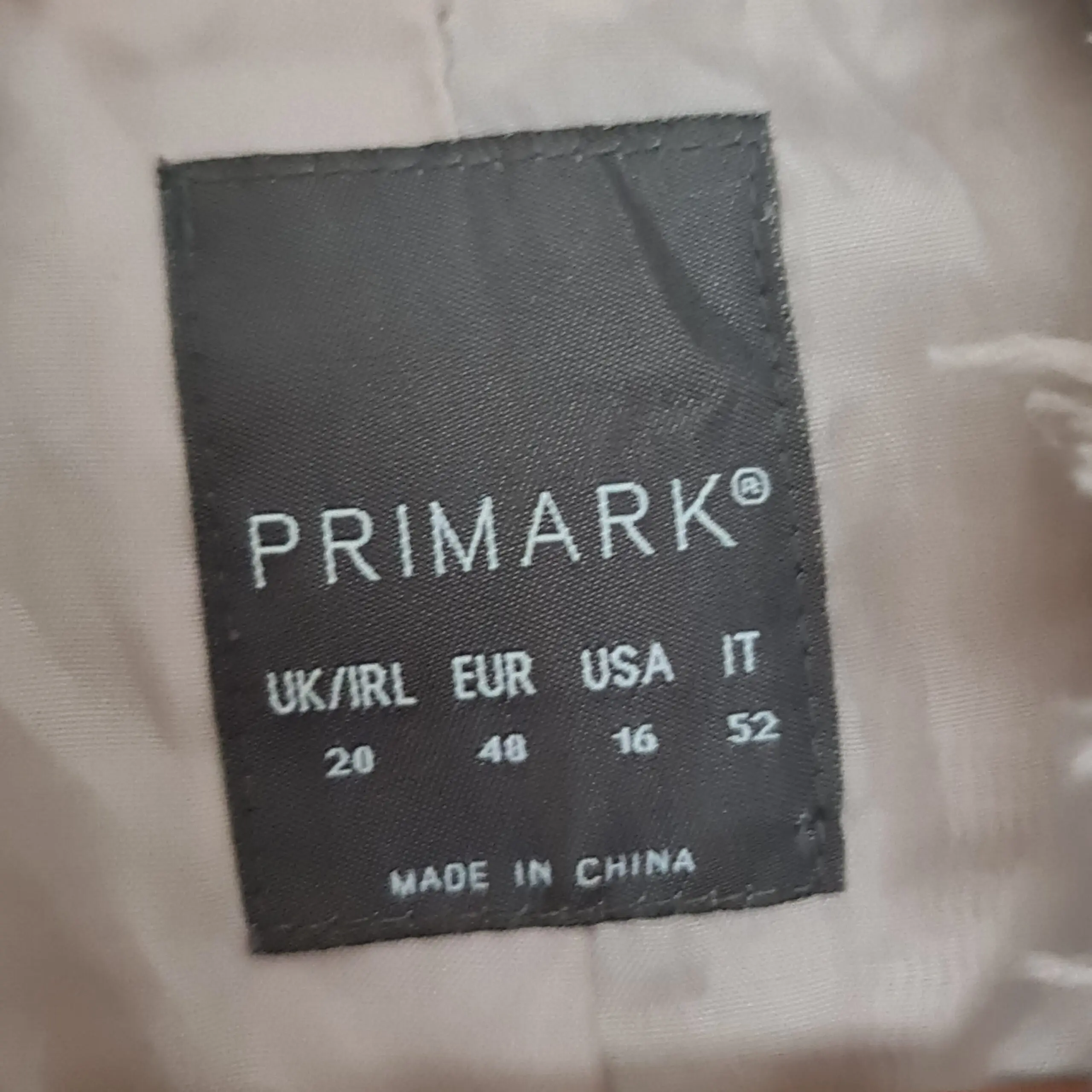 Primark Women's Beige Open-Front Gilet XL / UK 20-22 - Image 2