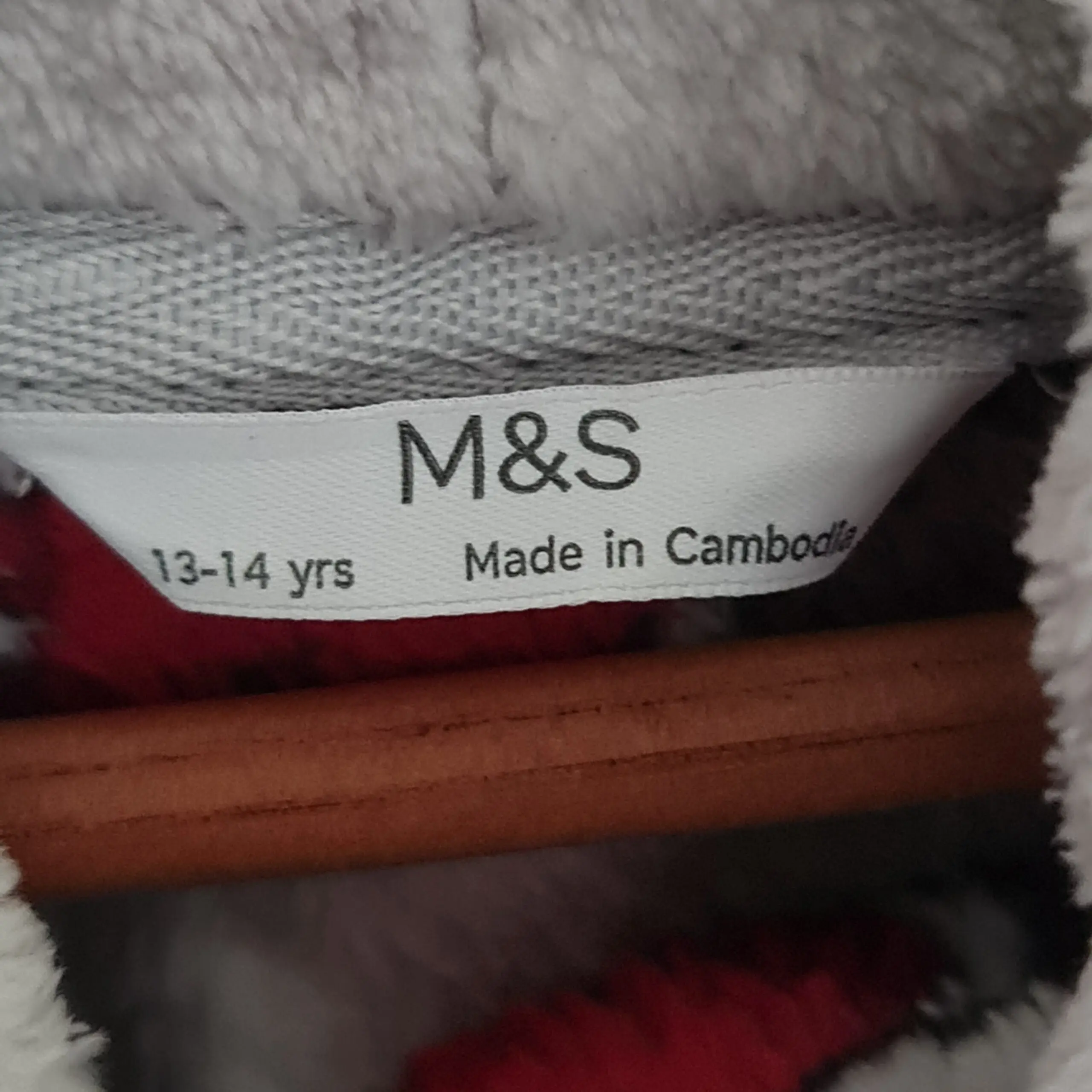 Marks & Spencer Kids Grey Christmas Nightdress 13-14 years - Image 3
