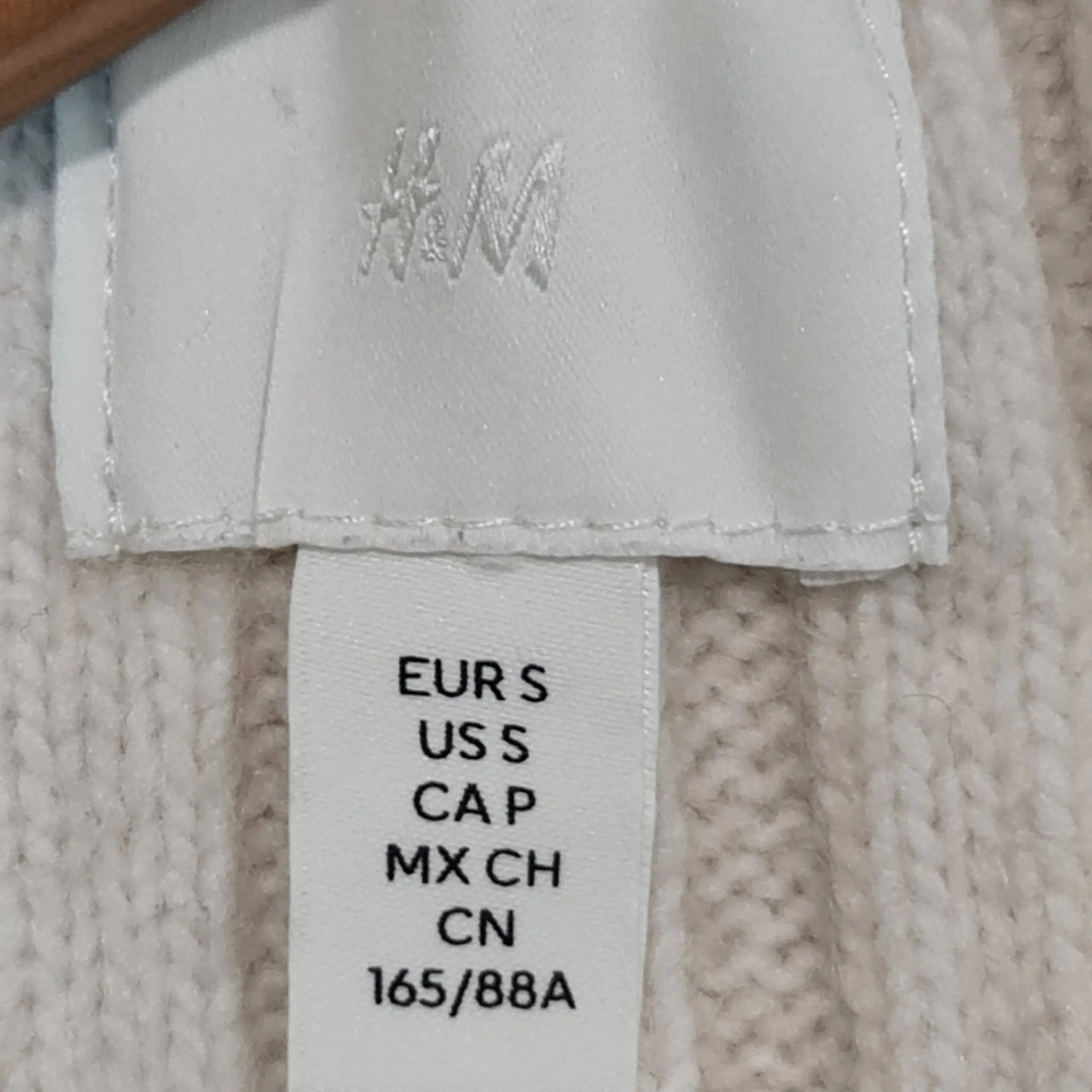 H&M Women's Cream Dress S / UK 8-10 - Image 4