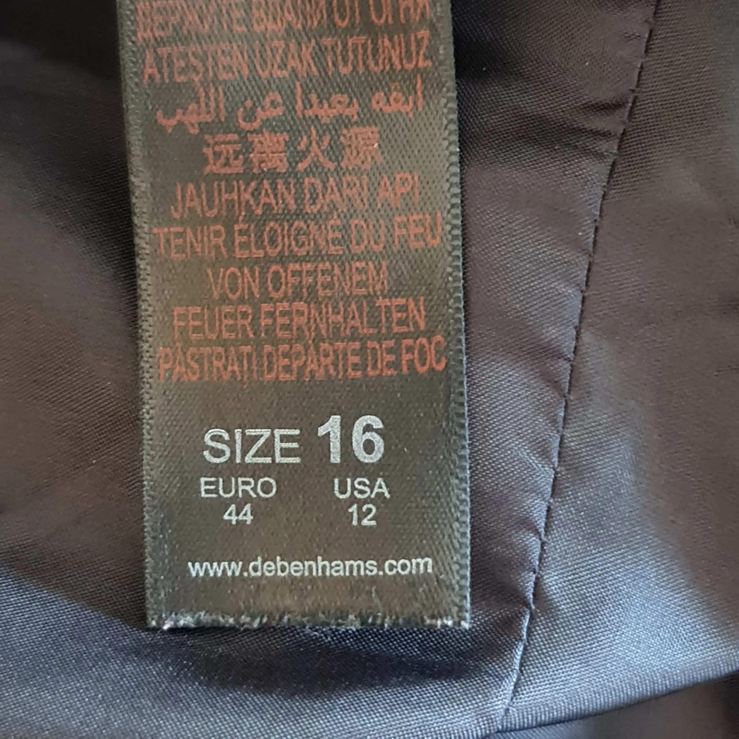 Debenhams Women's Navy Colourblock Blazer L / UK 16-18 - Image 4