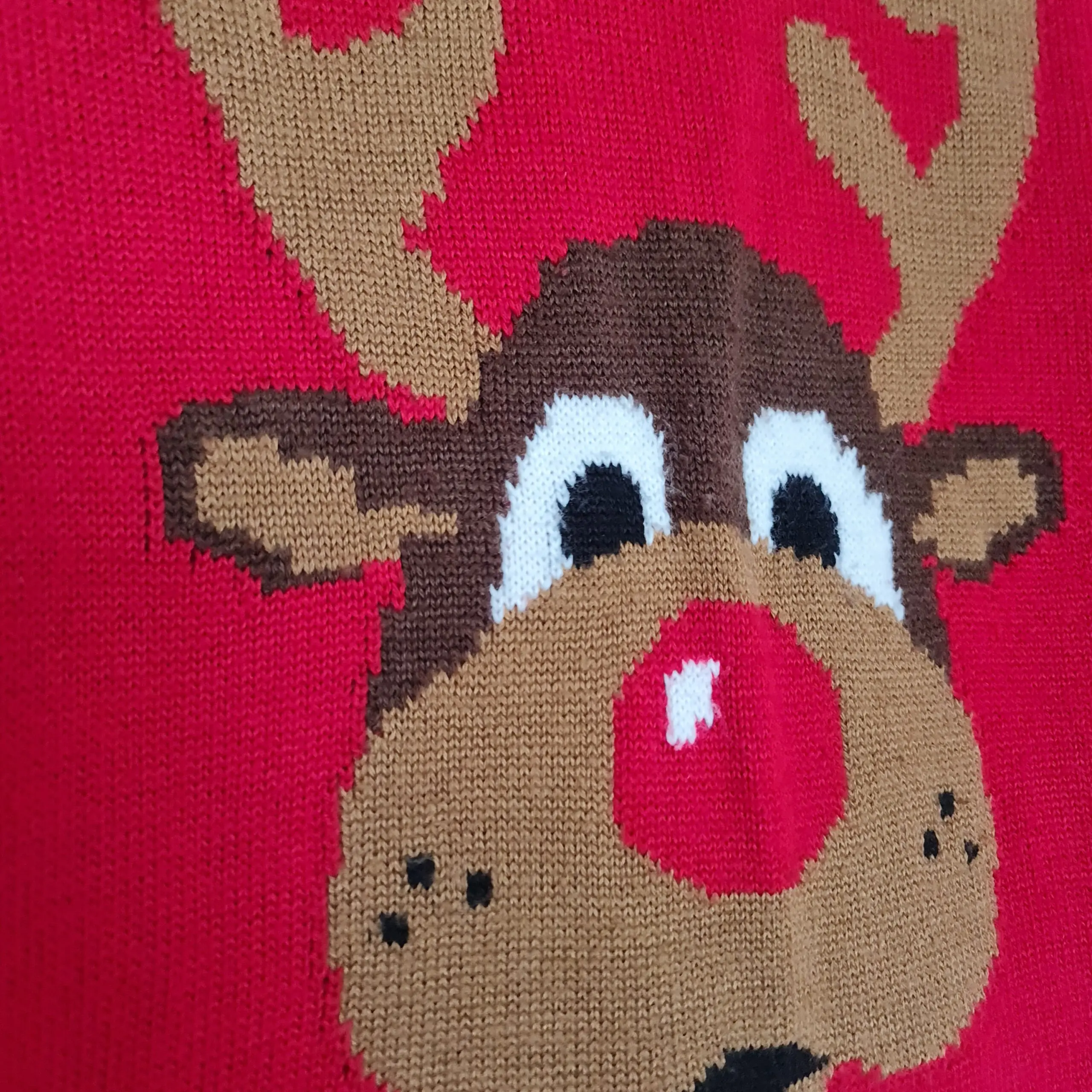 Urban 65 Outlaws Red Christmas Jumper 12 years 152 cm - Image 3